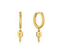 ANIA HAIE Damen Creolen gold, Größe One Size, 7337712 Gold One Size