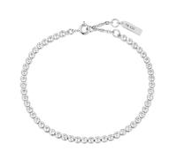 ANIA HAIE Damen Armband CHIC CREATOR aus 925 Sterling Silber, verziert mit 10 Zirkonia, Länge: 16,5 cm + 2 cm Verlängerung, inkl. Geschenkverpackung