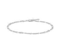 ANIA HAIE Damen Armband CHILL VOYAGER Filia Curb Chain aus 925 Sterling Silber, Länge: 18,5 cm + 2,5 cm Verlängerung, inkl. Geschenkverpackung