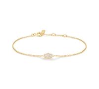 ANIA HAIE Damen Armband DUSK DIVAS Pavé Sparkle aus 925 Sterling Silber, besetzt mit 25 Zirkonia, Länge: 16,5 cm + 2 cm Verlängerung, inkl. Geschenkverpackung