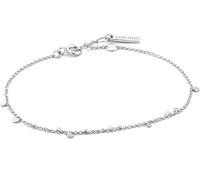 ANIA HAIE Damen Armband GEOMETRY CLASS Mixed Discs aus 925 Sterling Silber, besetzt mit kleinen Goldplättchen, Länge 16,5cm + 2cm Verlängerung, inkl. Geschenkverpackung