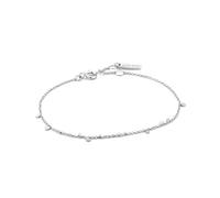 ANIA HAIE - GEOMETRY MIXED DISCS BRACELET - silber