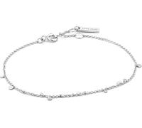 Ania Haie Damen Armband GEOMETRY MIXED DISCS – 925 Sterling Silber, 16,5–18,5 cm – silber