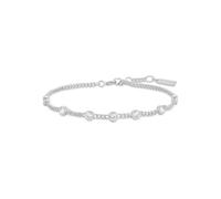 ANIA HAIE - BRACELET - Multi Station Round Stone Chain - silber