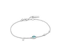 ANIA HAIE - TURQUOISE DISCS BRACELET - silber