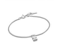 ANIA HAIE Damen Armband MODERN MUSE aus 925 Sterling Silber, besetzt mit einer Muschelperle, Länge 16,5 cm + 2 cm, inkl. Geschenkverpackung