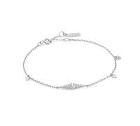 ANIA HAIE Damen Armband POLISHED PUNK aus 925 Sterling Silber, besetzt mit 27 Zirkonia, Länge 16,5 cm + 2 cm, inkl. Geschenkverpackung