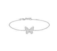 ANIA HAIE Damen Armband SUNNY SPARKLER Butterfly Pavé aus 925 Sterling Silber, besetzt mit 30 Zirkonia, Länge: 16,5 cm + 2 cm, inkl. Geschenkverpackung