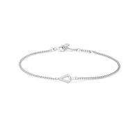 ANIA HAIE Damen Armband SUNSHINE CHASER Geometric aus 925 Sterling Silber, besetzt mit 14 Zirkonia, Länge: 16,5 cm + 2 cm Verlängerung, inkl. Geschenkverpackung