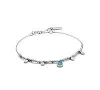 Ania Haie Damen-Armband Tourqouise Bracelet 925er Silber Türkis One Size Silber 32014185