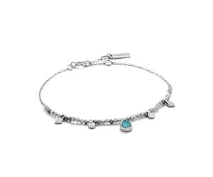 Ania Haie Damen-Armband Tourqouise Bracelet 925er Silber Türkis One Size Silber 32014185