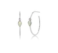 Ania Haie Damen-Creolen Opal Colour Raindrop Hoop 925er Silber Opal One Size 88048181