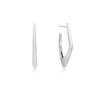 ANIA HAIE Damen Creolen POLISHED PUNK Ohrringe aus 925 Sterling Silber, Größe: 38x18 mm, inkl. Geschenkverpackung