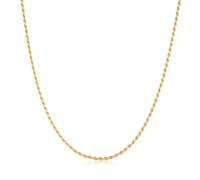 ANIA HAIE Damen Halskette CHIC CREATOR Rope Twist Chain Necklace aus 925 Sterling Silber 14k vergoldet, Länge: 40 cm + 5 cm Verlängerung, inkl. Geschenkverpackung