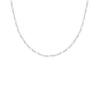 ANIA HAIE Damen Halskette CHILL VOYAGER Filia Curb Chain aus 925 Sterling Silber, Länge: 45 cm, inkl. Geschenkverpackung