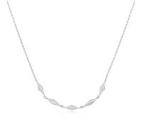 ANIA HAIE Damen Halskette DUSK DIVAS Multi Sparkle aus 925 Sterling Silber, besetzt mit 100 Zirkonia, Länge: 40 cm + 5 cm Verlängerung, inkl. Geschenkverpackung