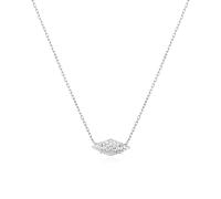 ANIA HAIE Damen Halskette DUSK DIVAS Pavé Sparkle aus 925 Sterling Silber, Anhänger besetzt mit 31 Zirkonia, Länge: 43 cm + 5 cm Verlängerung, inkl. Geschenkverpackung