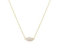 ANIA HAIE Damen Halskette DUSK DIVAS Pavé Sparkle aus 925 Sterling Silber, Anhänger besetzt mit 31 Zirkonia, Länge: 43 cm + 5 cm Verlängerung, inkl. Geschenkverpackung