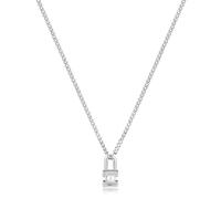 ANIA HAIE Damen Halskette MODERN MUSE aus 925 Sterling Silber, besetzt mit einer Muschelperle, Größe: 45 cm + 5 cm Verlängerung, inkl. Geschenkverpackung