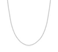 ANIA HAIE Damen Halskette SUNSHINE CHASER Shiny Curb Necklace aus 925 Sterling Silber, Länge: 40 cm + 5 cm Verlängerung, inkl. Geschenkverpackung