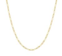 ANIA HAIE Damen Halskette TRAILBLAZER Paper Clip Chain Necklace aus 925 Sterling Silber 14k vergoldet, Größe: 38 cm + 5 cm Verlängerung, inkl. Geschenkverpackung