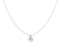 ANIA HAIE Damen Halskette VOGUE MAVEN Oval Charm aus 925 Sterling Silber, Länge: 45 cm + 5 cm Verlängerung, inkl. Geschenkverpackung