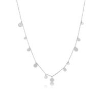 ANIA HAIE Geometry Mixed Discs Necklace - Silber/ Gold plattiert, N005-01H