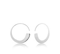 ANIA HAIE Damen Ohrring GEOMETRY CLASS Slim Hoop aus 925 Sterling Silber, Größe: 3,5cm, inkl. Geschenkverpackung