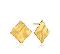 Ania Haie Damen-Ohrstecker Crush Square Stud Earrings 925er Silber One Size Gold 32014148