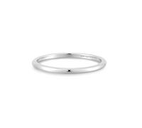 ANIA HAIE Damen Ring CHIC Creator Plain Ring aus 925 Sterling Silber, EUR Größe: 54, inkl. Geschenkverpackung