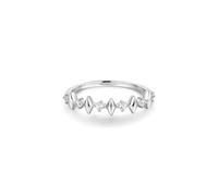 ANIA HAIE Damen Ring Dusk Divas Multi Sparkle aus 925 Sterling Silber, besetzt mit 6 Zirkonia, inkl. Geschenkverpackung