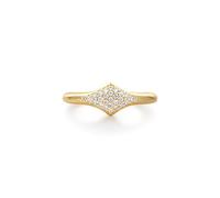 ANIA HAIE Damen Ring Dusk Divas Pavé Sparkle aus 925 Sterling Silber, besetzt mit 27 Zirkonia, inkl. Geschenkverpackung