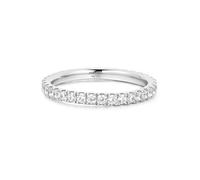ANIA HAIE Damen Ring HEART HUNTER aus 925 Sterling Silber, besetzt mit 35 Zirkonia Pavé, inkl. Geschenkverpackung