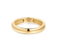 ANIA HAIE Damen Ring MISS TWINKEL aus 925 Sterling Silber 14k vergoldet, EU Größe: 52, inkl. Geschenkverpackung