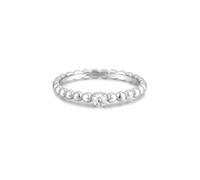 ANIA HAIE Damen Ring Sunshine Chaser Cubic Zirconia Round Dome aus 925 Sterling Silber, besetzt mit einem Zirkonia, EUR Größe: 58, inkl. Geschenkverpackung