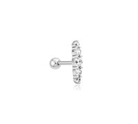 ANIA HAIE - EARRINGS - SINGLE STUD - Bar Barbell - silver