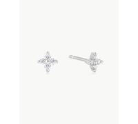 ANIA HAIE - EARRINGS - STUD - Four Petal - silver