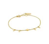ANIA HAIE - GEOMETRY DROP DISCS BRACELET - gold