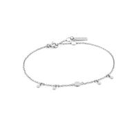 ANIA HAIE - GEOMETRY DROP DISCS BRACELET - silber