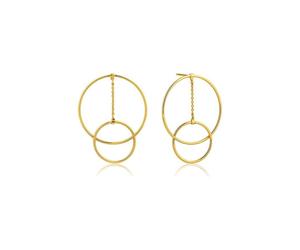 ANIA HAIE - HOOP EARRINGS - Modern Minimalism Modern Front - gold