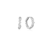 ANIA HAIE - HOOP EARRINGS - Twisted Waves - silver