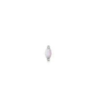 ANIA HAIE - KYOTO OPAL MARQUISE BARBELL SINGLE EARRING - silber