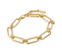 Ania Haie Link Up Armband Silber Vergoldet B046-02G - Damen - 925 Sterlingsilber