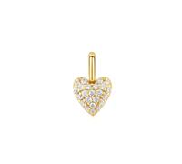 ANIA HAIE - NECKLACE CHARM - Heart Pavé - gold