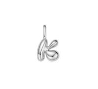 ANIA HAIE - NECKLACE CHARM - Letter K - silver