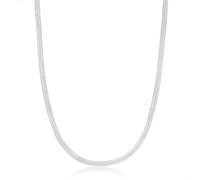 ANIA HAIE - NECKLACE - Flat Snake Chain - silver