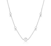 ANIA HAIE - NECKLACE - GEOMETRY DROP DISCS - silver