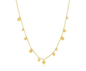 ANIA HAIE - NECKLACE - GEOMETRY MIXED DISCS - gold