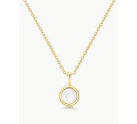 ANIA HAIE - NECKLACE - Mother Of Pearl Pendant - shiny gold