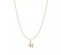 ANIA HAIE - NECKLACE - STARLIT DROPS - Letter "M" Initial - gold